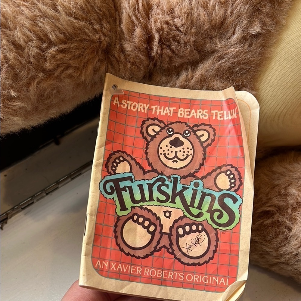 Xavier Roberts 1983 1984 Vintage Retro Furskin Bear - Picture 2 of 6
